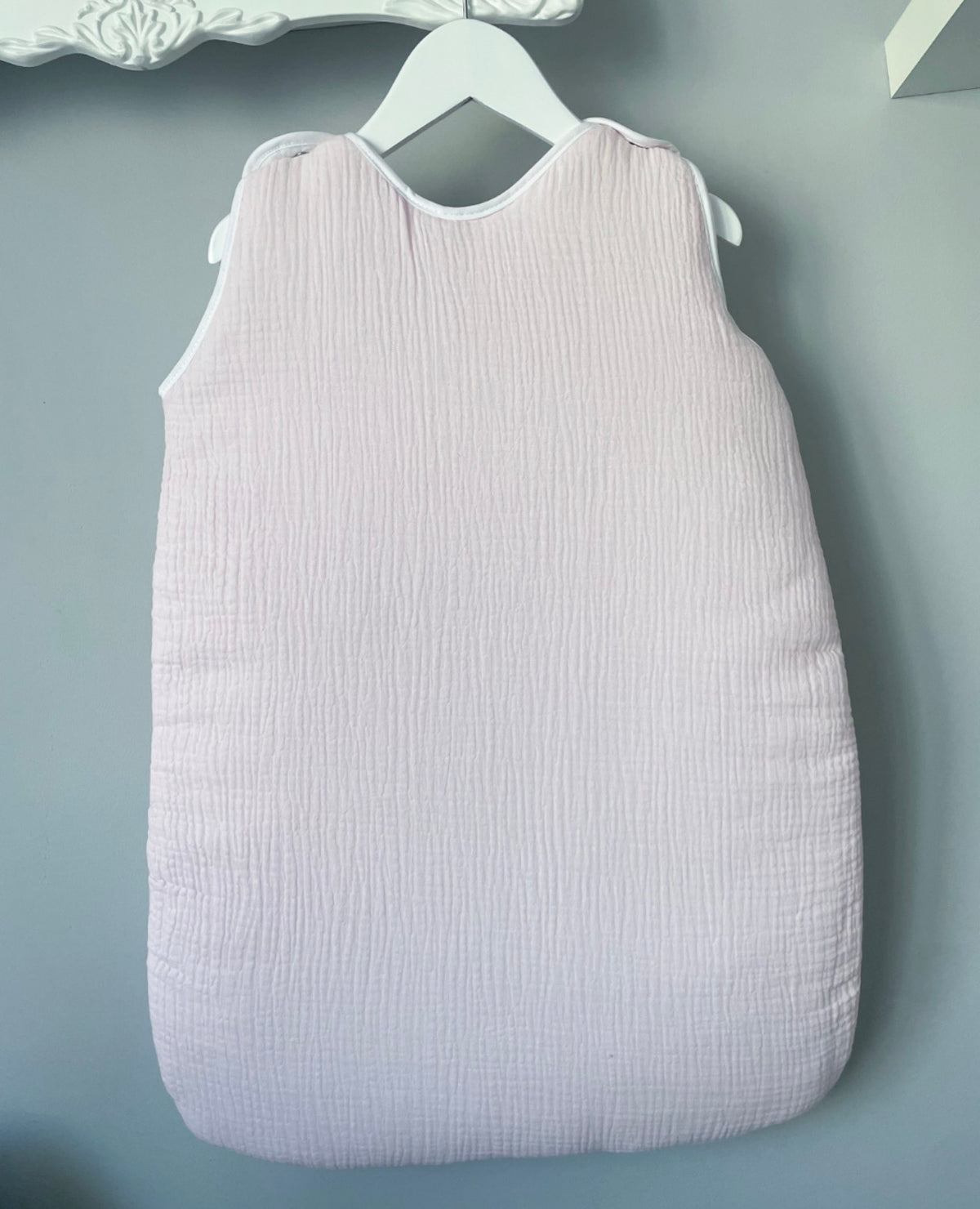 Gigoteuse bébé en gaze de coton rose clair à personnaliser