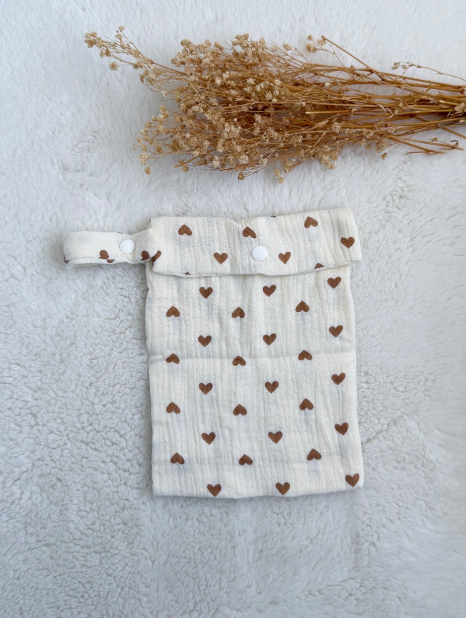 Pochette coeur personnalisée